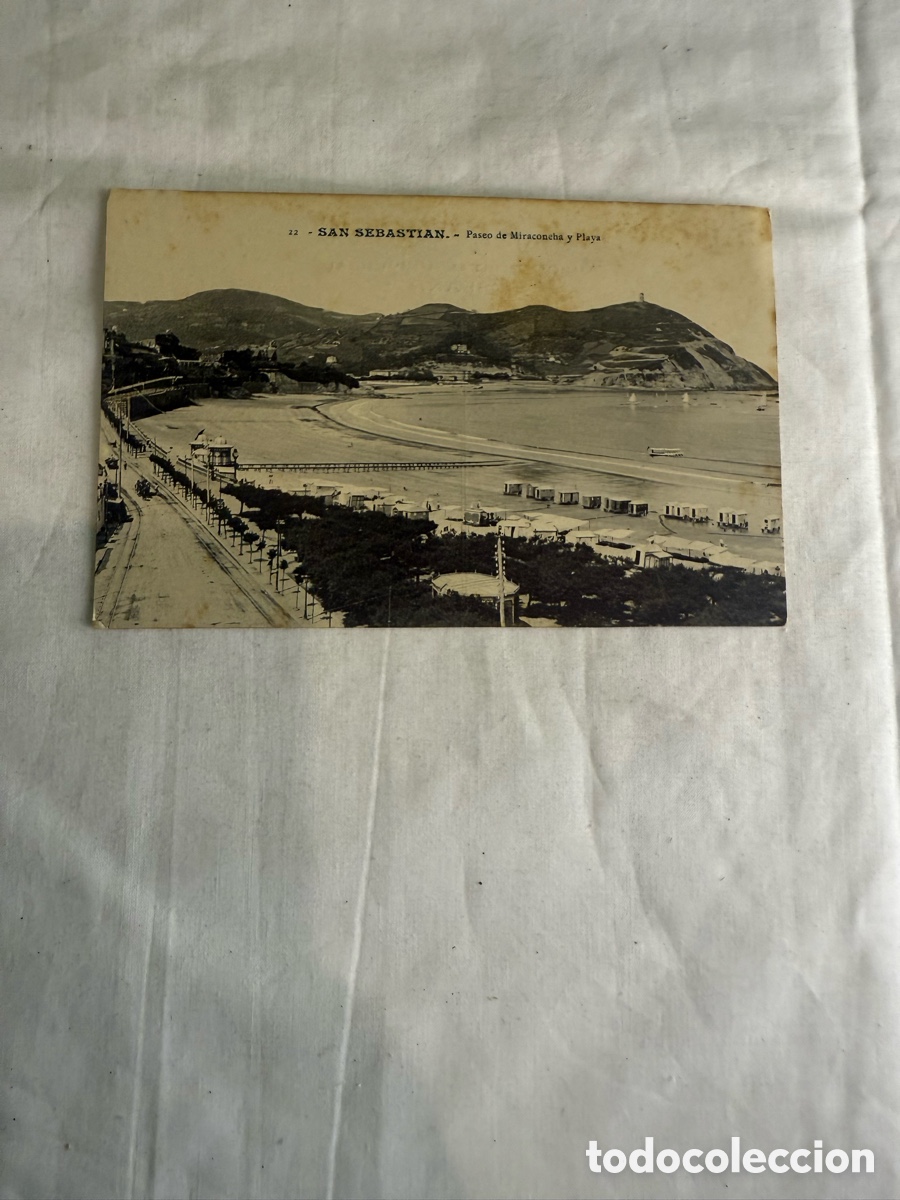 Postales: Postal San Sebasti&aacute;n Blanco y negro Original de la &eacute;poca
