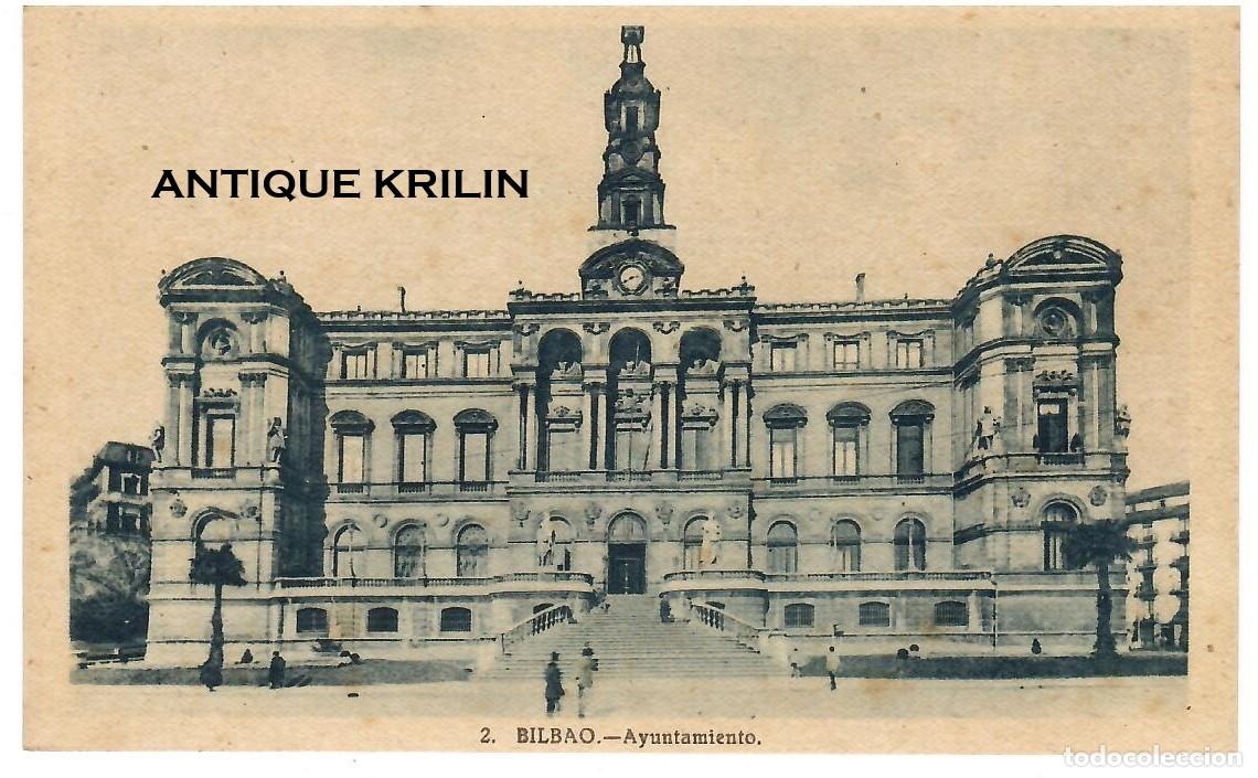Postales: BILBAO N&ordm; 2 AYUNTAMIENTO / L. ROISIN / SIN FRANQUEAR