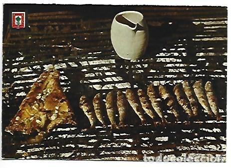 Postales: TIPICA PARRILLA DE ASAR SARDINAS - ROASTING OF SARDINE.- VIZCAYA