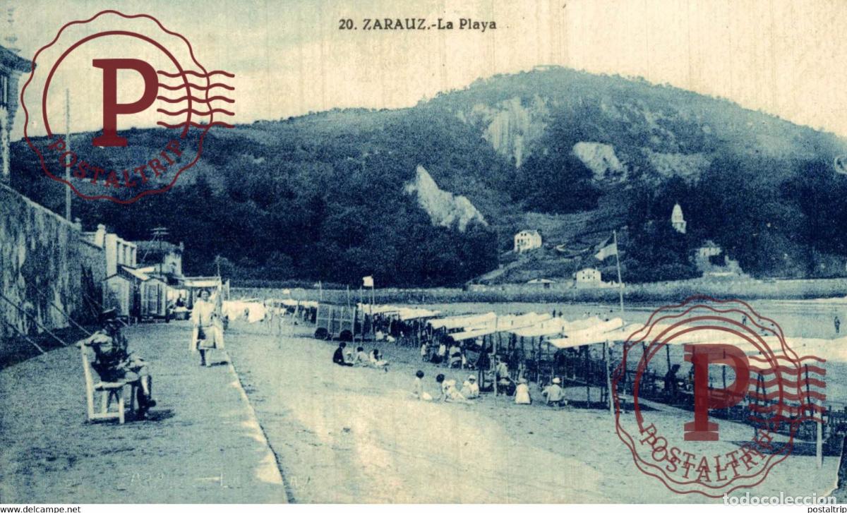 Postales: GUIPUZCOA. ZARAUZ. LA PLAYA.