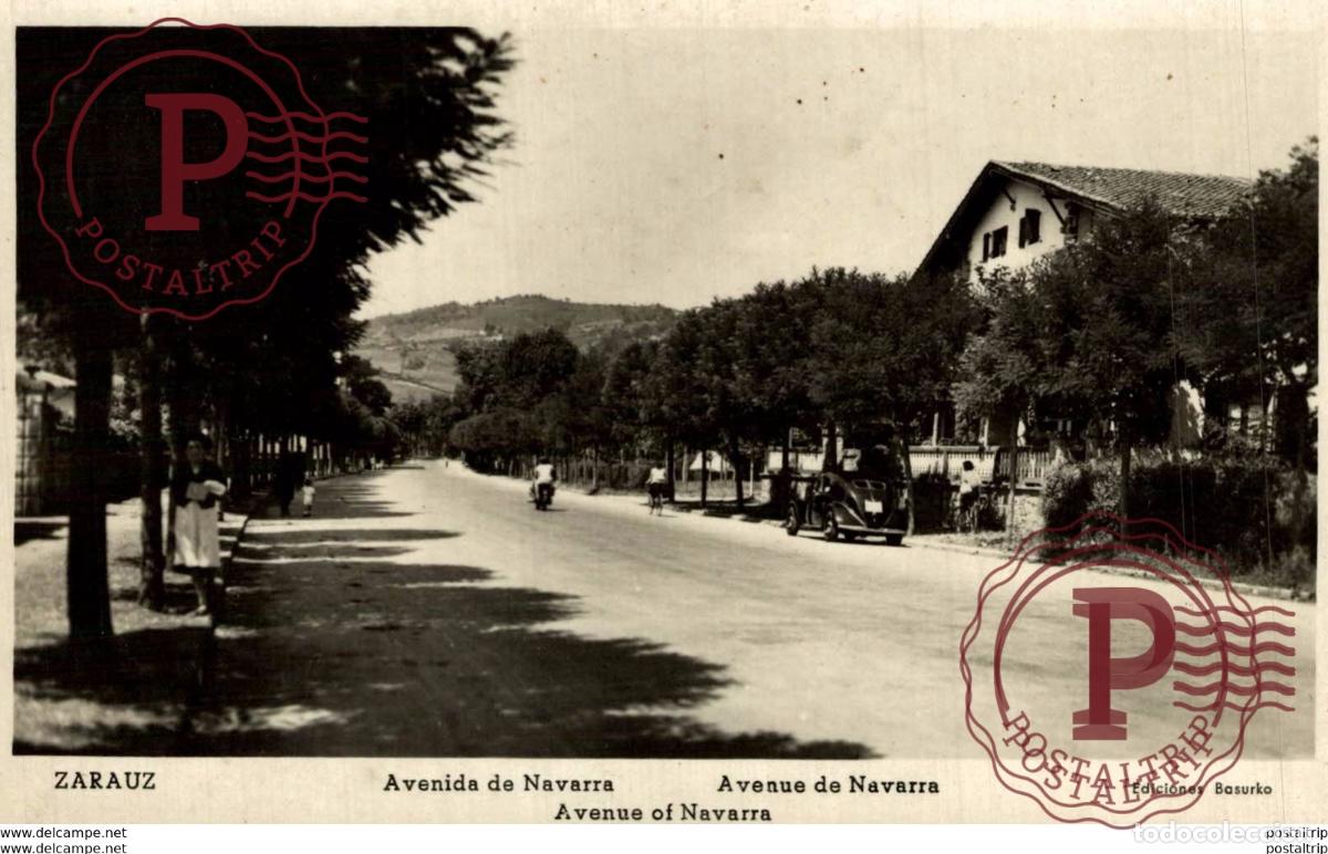 Cartoline: ZARAUZ, AVENIDA DE NAVARRA. - FOTOGRAFICA