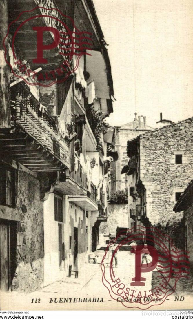 Cartoline: FUENTERRABIA. CALLE DEL OBISPO