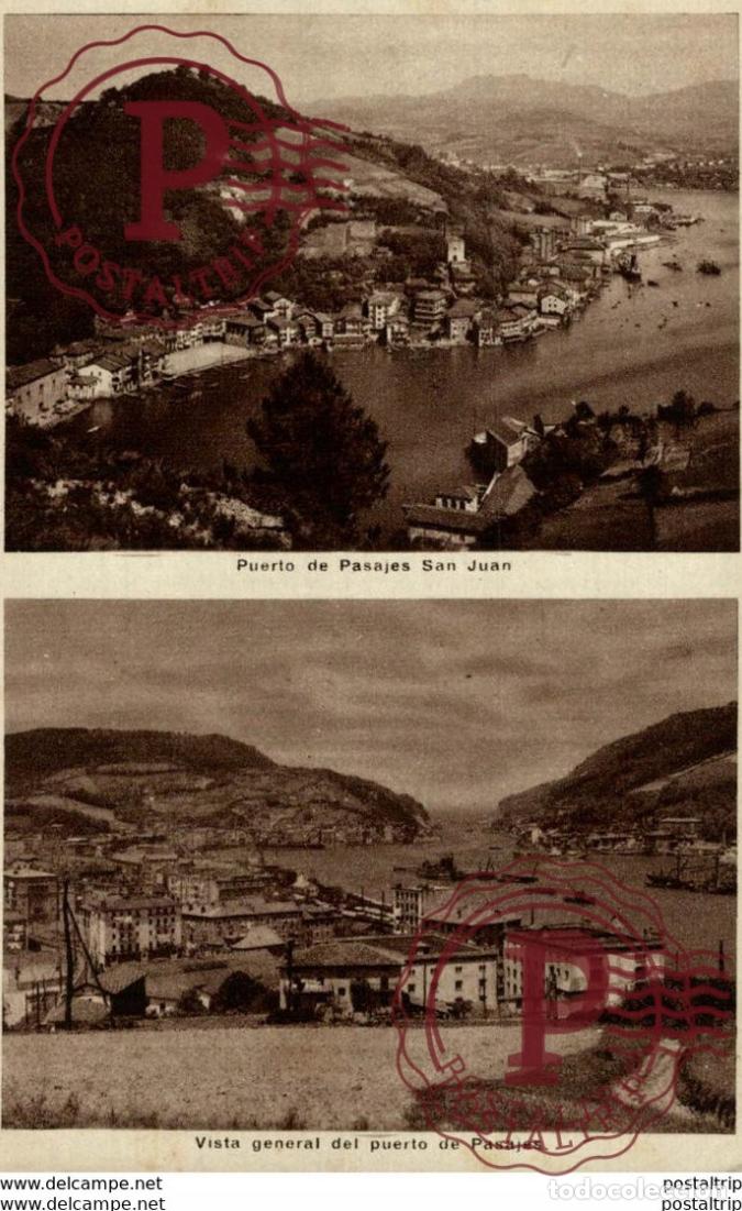 Cartoline: PASAJES. PUERTO SAN JUAN Y VISTA GENERAL DEL PUERTO