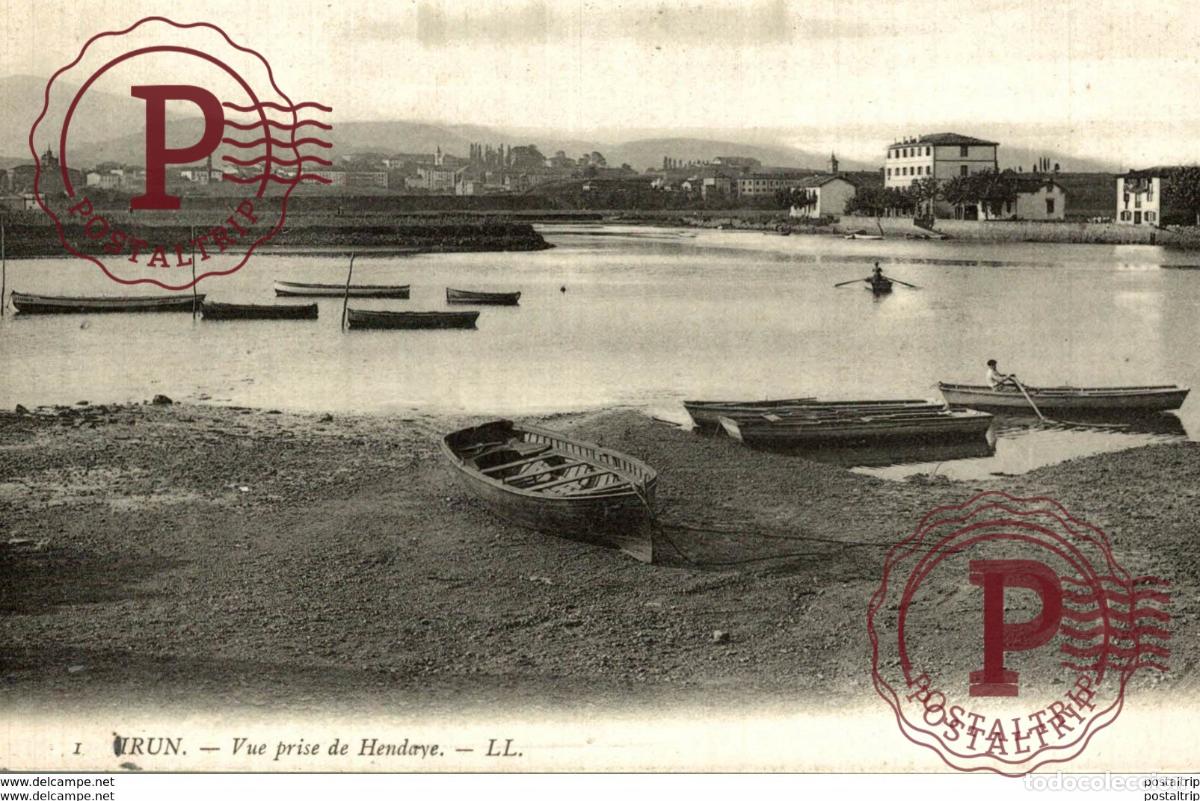Cartoline: IRUN VUE PRISE DE HENDAYE LL. - GUIPUZCOA IRUN
