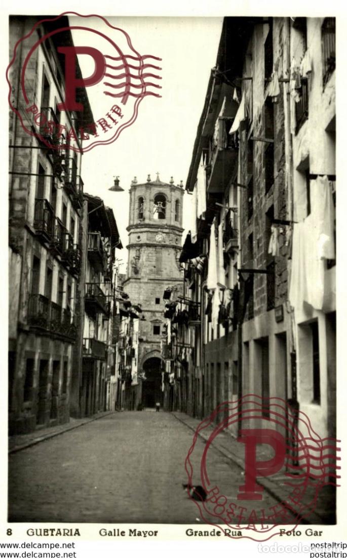 Postales: GUETARIA CALLE MAYOR