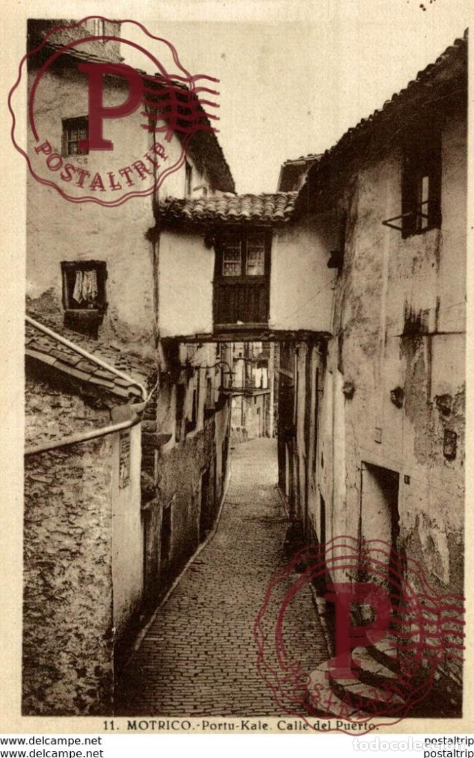 Postales: MOTRICO PORTU KALE CALLE DEL PUERTO