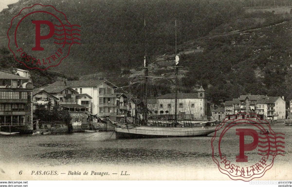 Postales: PASAGES BAHIA DE PASAGES
