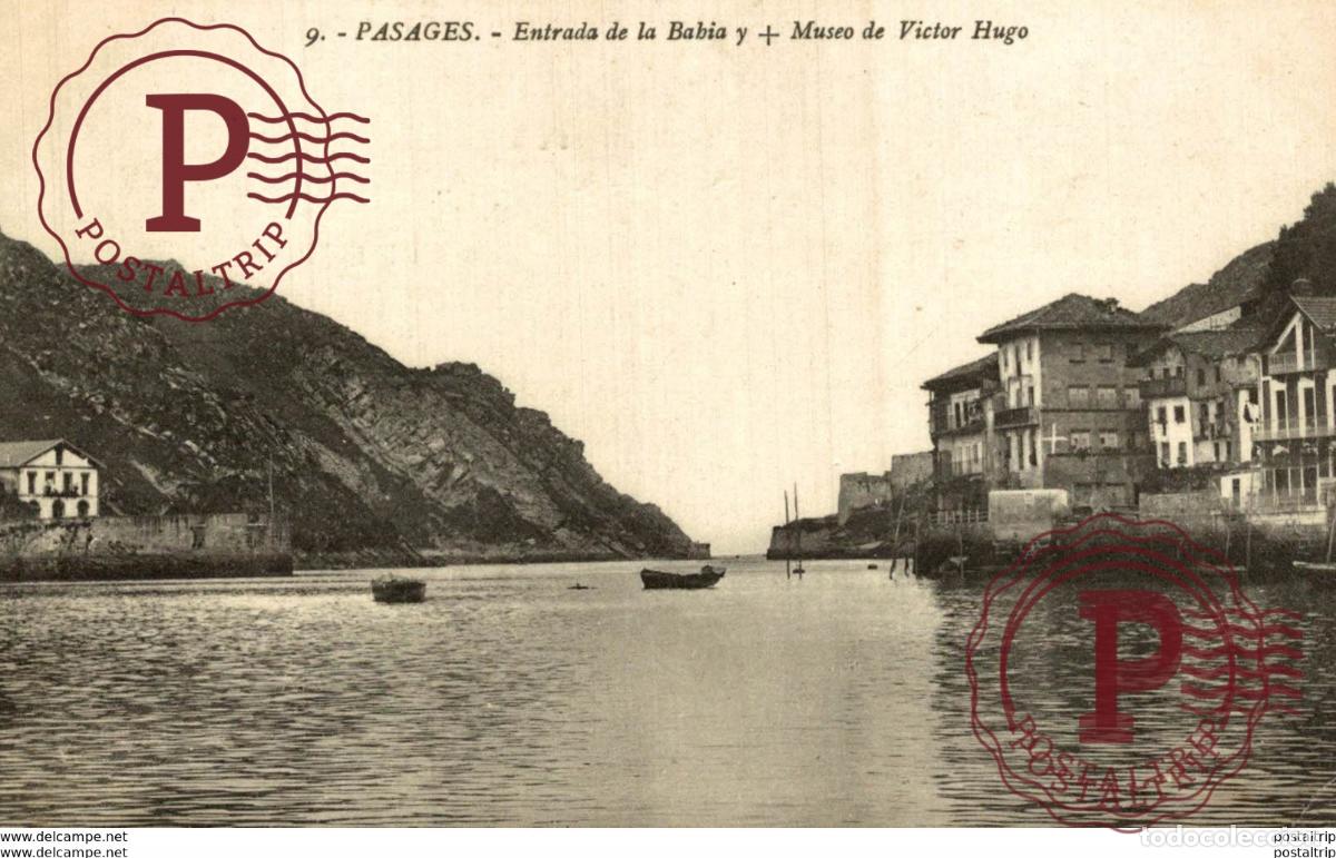 Postales: PASAGES ENTRADA DE LA BAHIA Y + MUSEO DE VICTOR HUGO