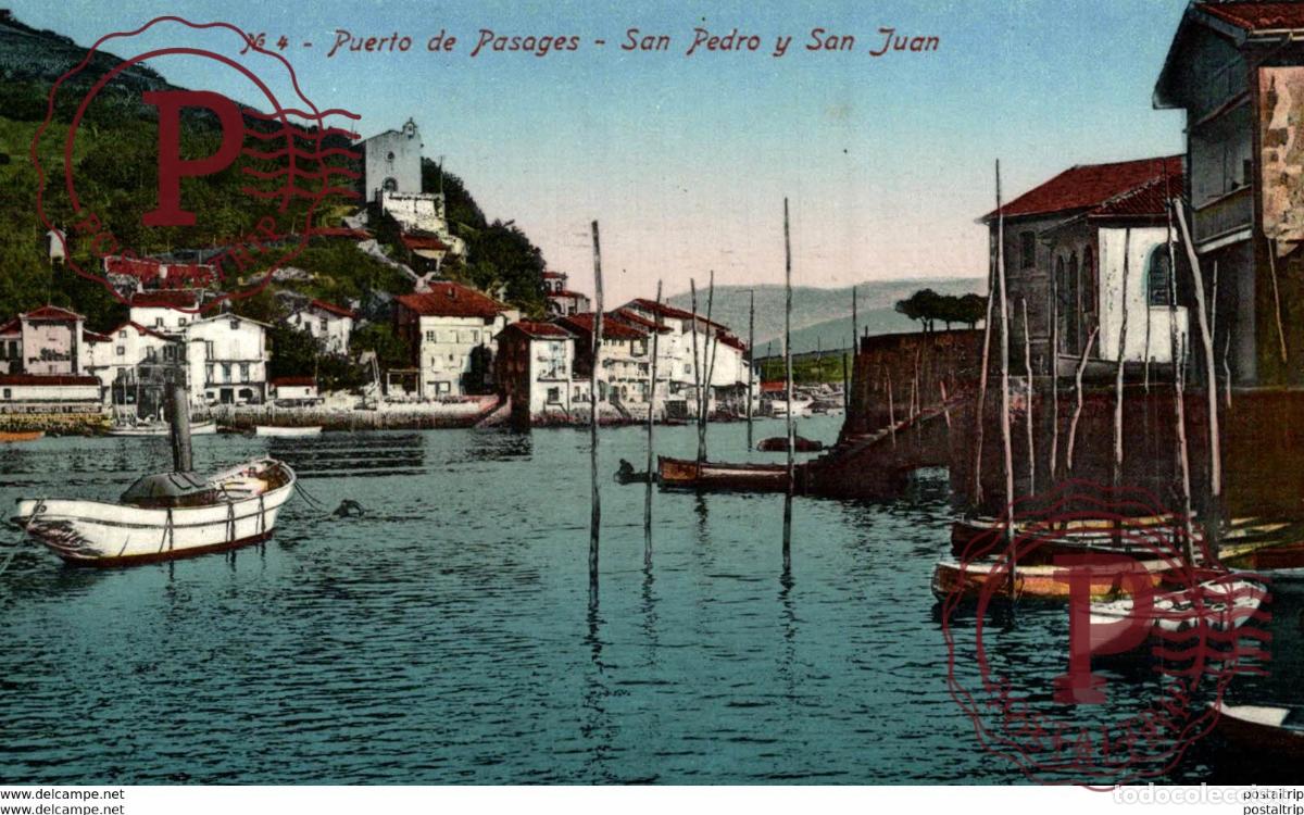 Postales: PUERTO DE PASAGES SAN PEDRO Y SAN JUAN