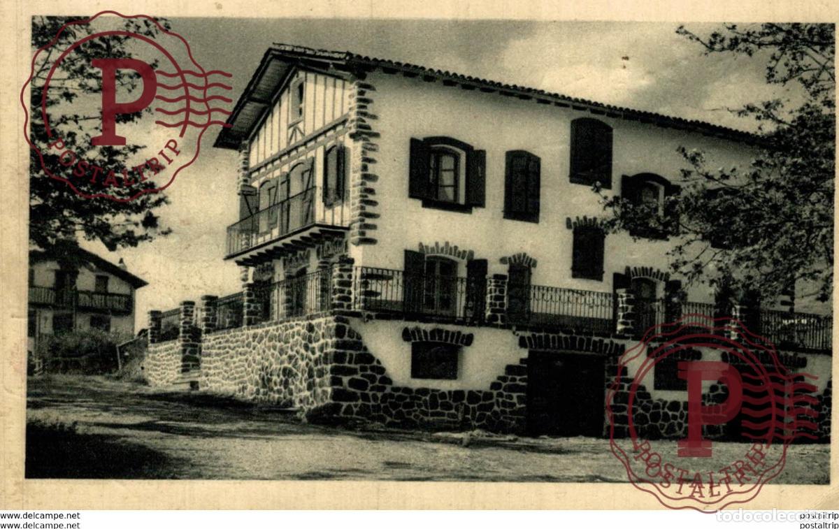 Postales: VERA DE BIDASOA COL DE IBARDIN CASA GORRIA
