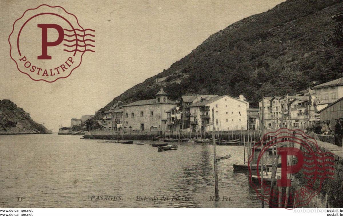 Postales: PASAGES ENTRADA DEL PUERTO
