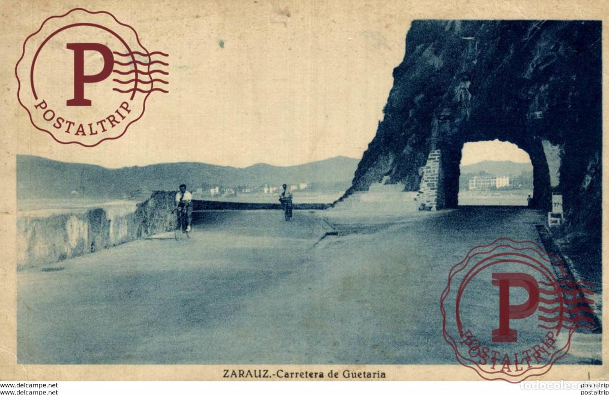 Postales: ZARAUZ. CARRETERA DE GUETARIA