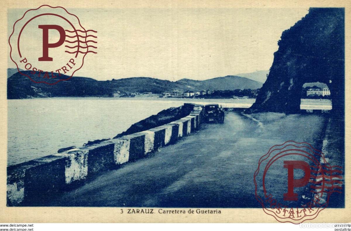 Postcards: ZARAUZ. CARRETERA DE GUETARIA