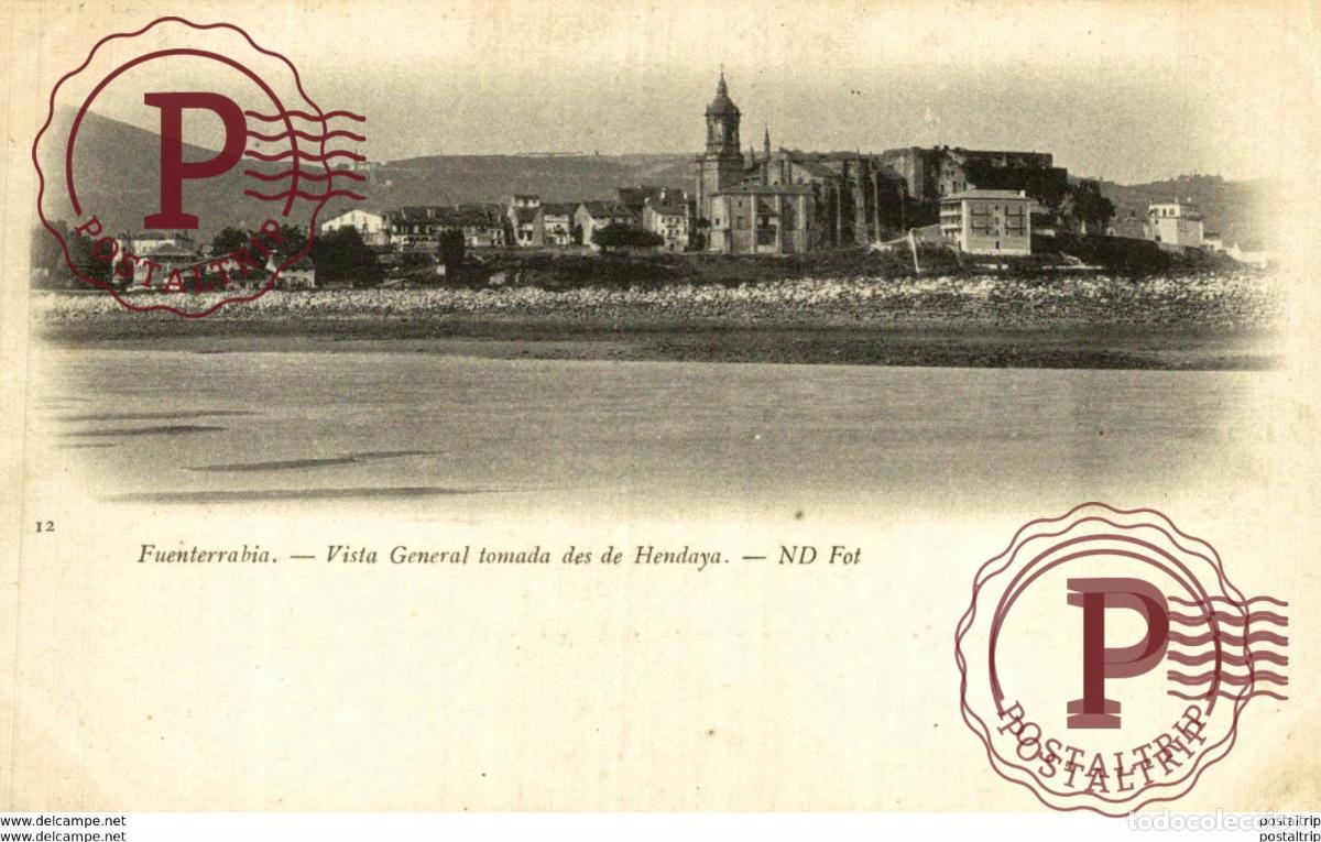 Postales: FUENTERRABIA. GENERAL DESDE HENADAYA