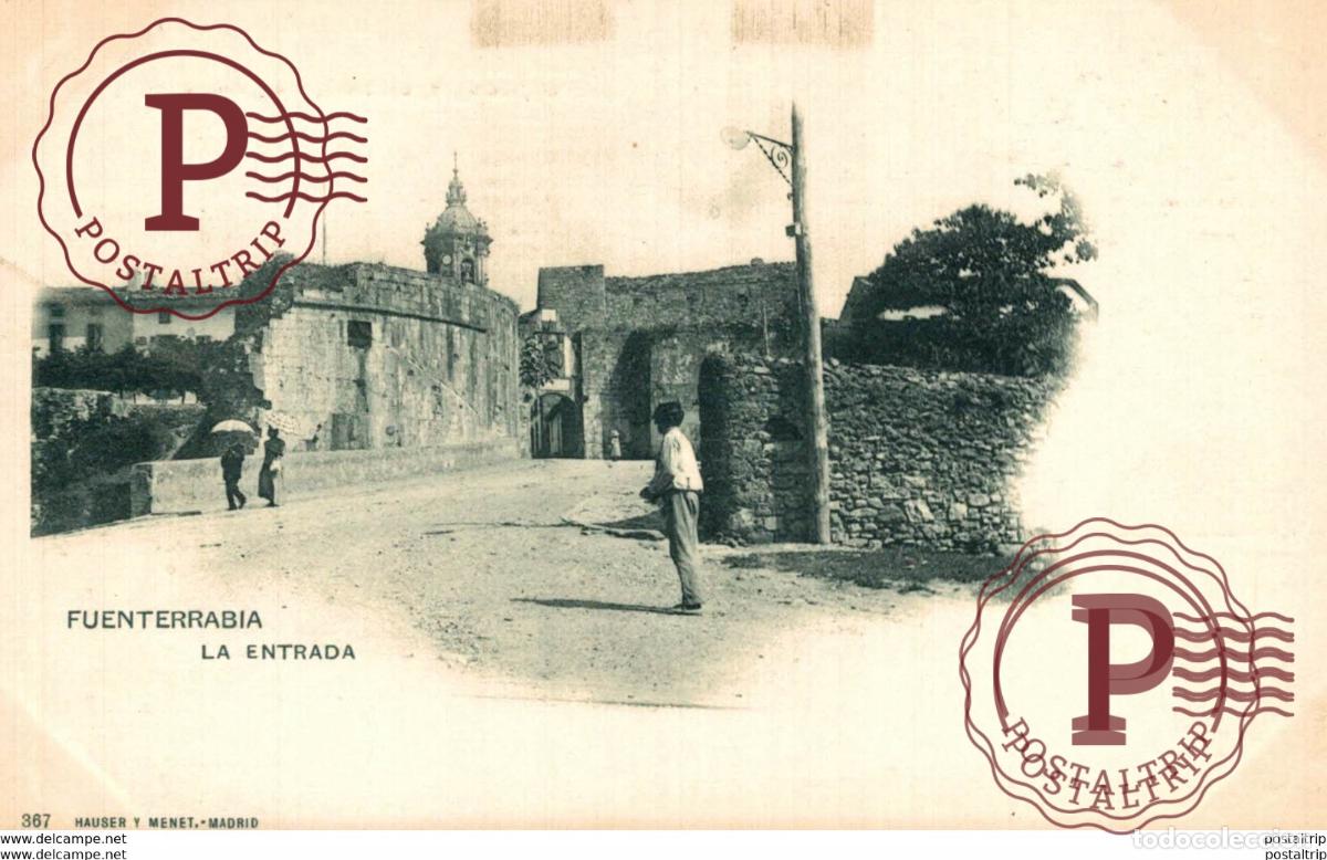Postales: FUENTERRABIA, ENTRADA