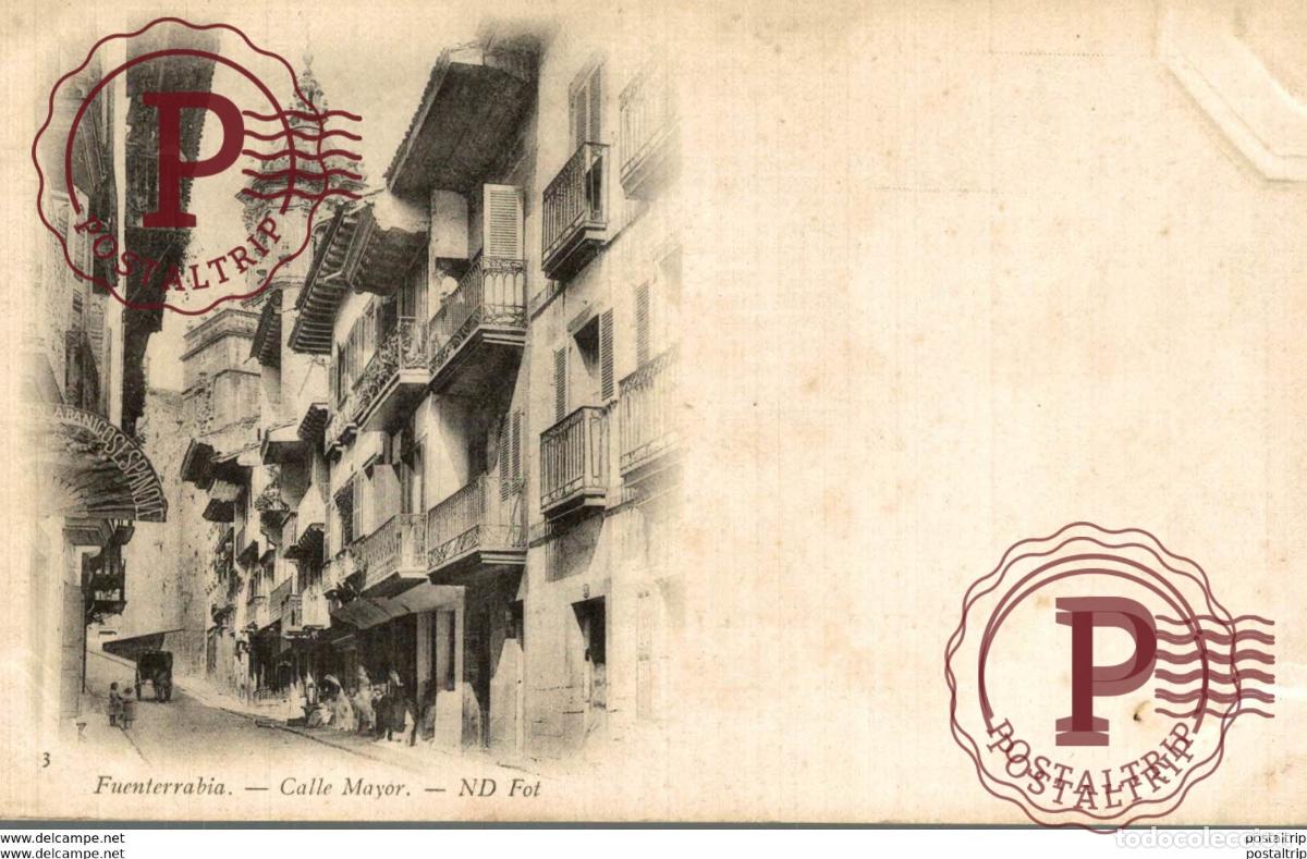 Postales: FUENTERRABIA, CALLE MAYOR