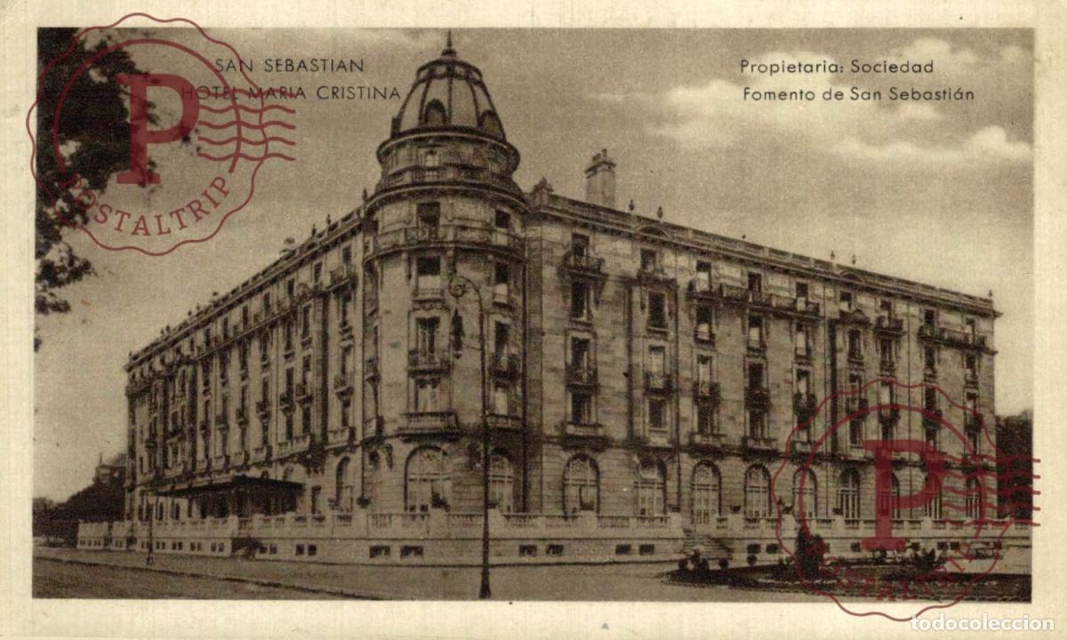 Postales: GUIPUZCOA. SAN SEBASTIAN. HOTEL MARIA CRISTINA.