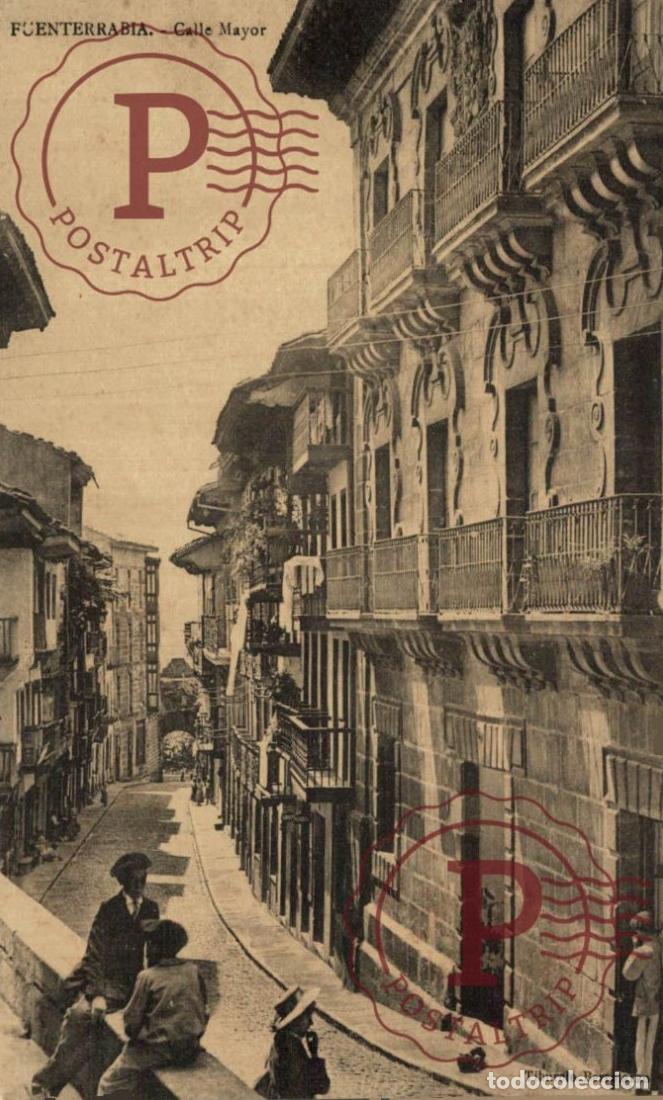 Postales: GUIPUZCOA. FUENTERRABIA. CALLE MAYOR.