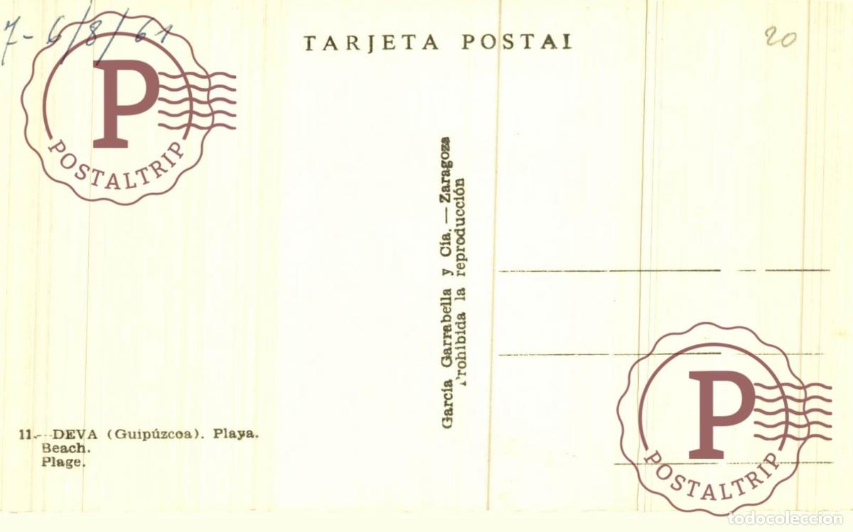 Postales: GUIPUZCOA. DEVA PLAYA - Foto 2