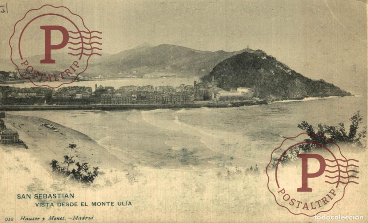 Postales: GUIPUZCOA. SAN SEBASTIAN DESDE EL MONTE ULIA