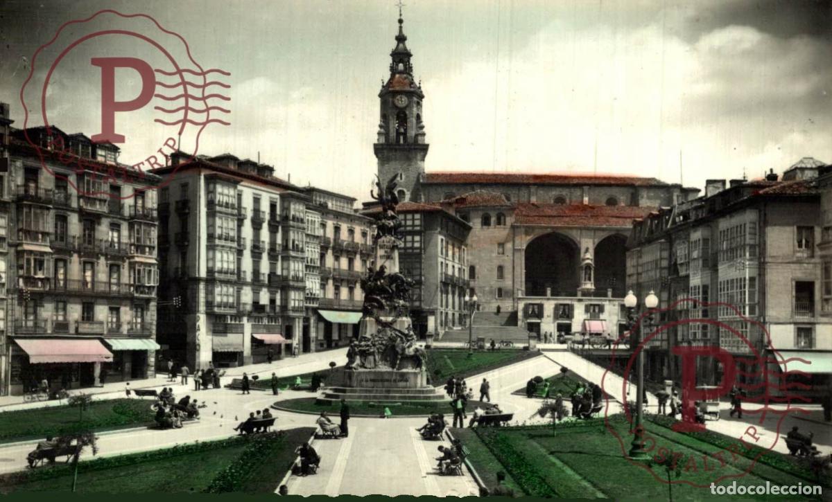 Postales: ALAVA. VITORIA. PLAZA DE LA VIRGEN BLANCA