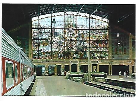 Postales: ESTACION DE ABANDO (INTERIOR).- BILBAO