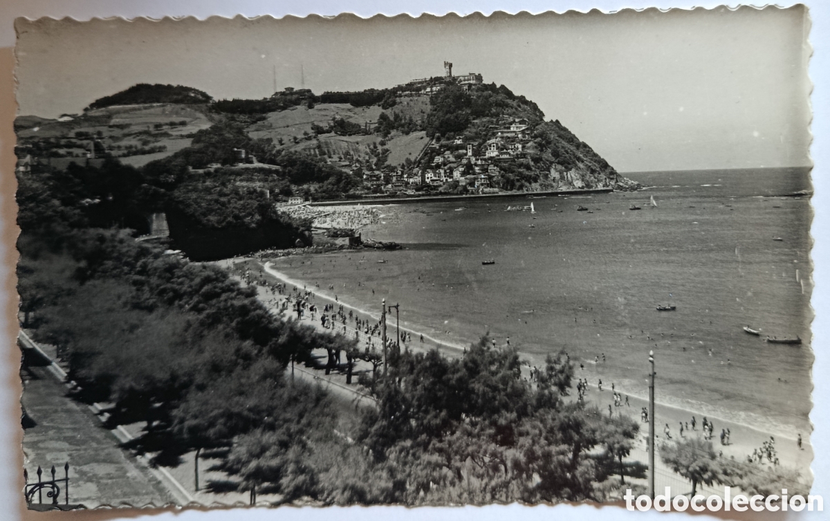 Postales: POSTAL SAN SEBASTIAN-DONOSTIA- PLAYA Y MONTE IGUELDO -FOTOGRAFICA