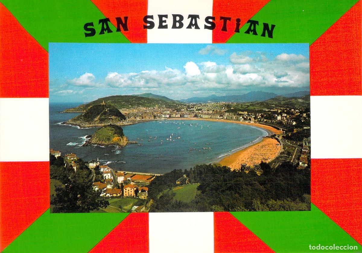 Postcards: Postal de San Sebasti&aacute;n: Vista panor&aacute;mica desde el Monte Igueldo