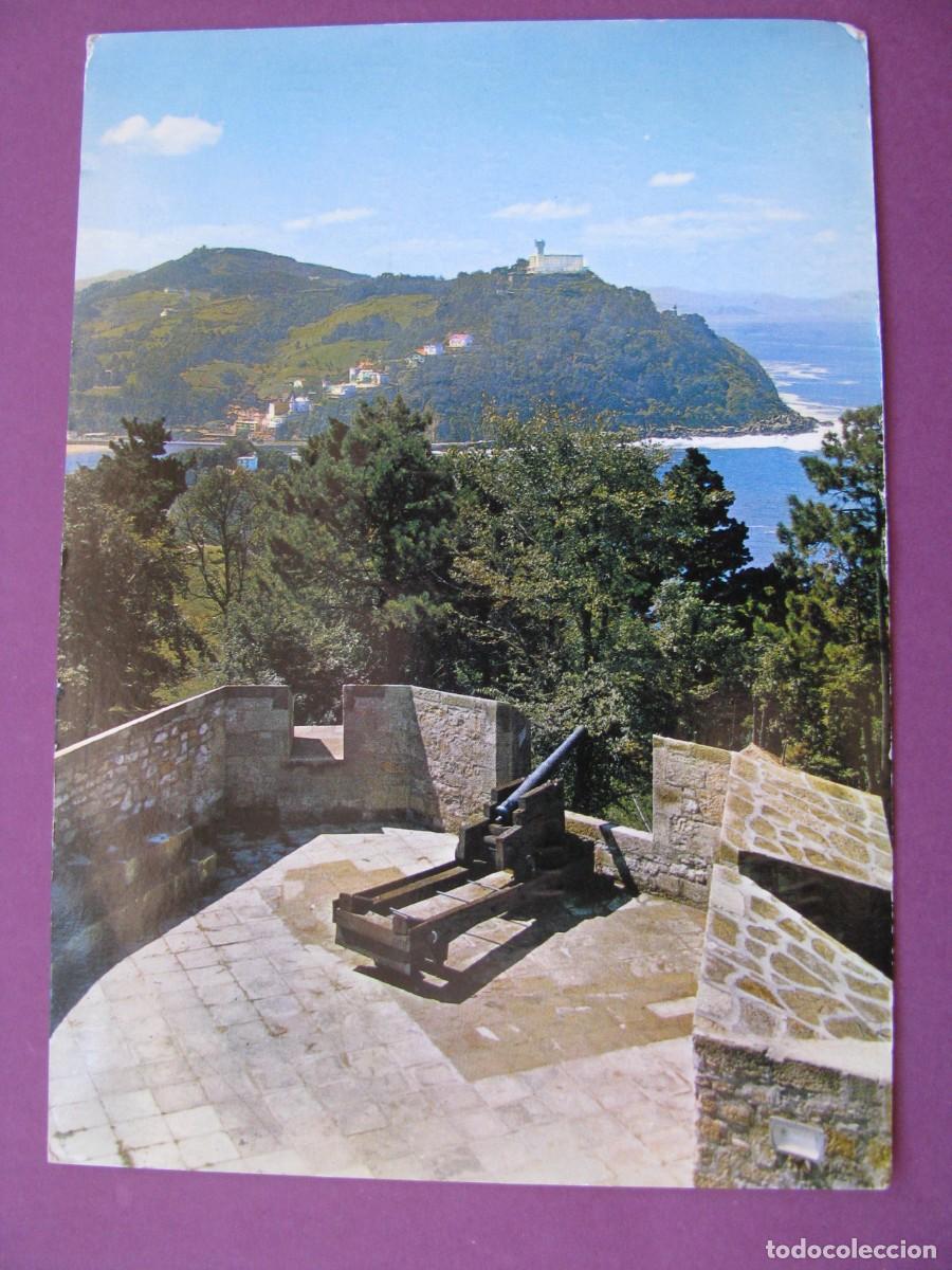 Postales: POSTAL DE SAN SEBASTIAN. CASTILLO DE SANTA CRUZ DE LA MOTA. MANIPEL. CIRCULADA
