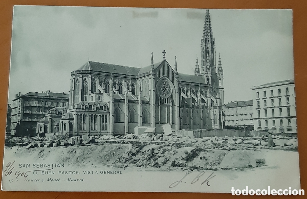 Postales: Postal San Sebasti&aacute;n. El Buen Pastor. Escrita y circulada. R10165