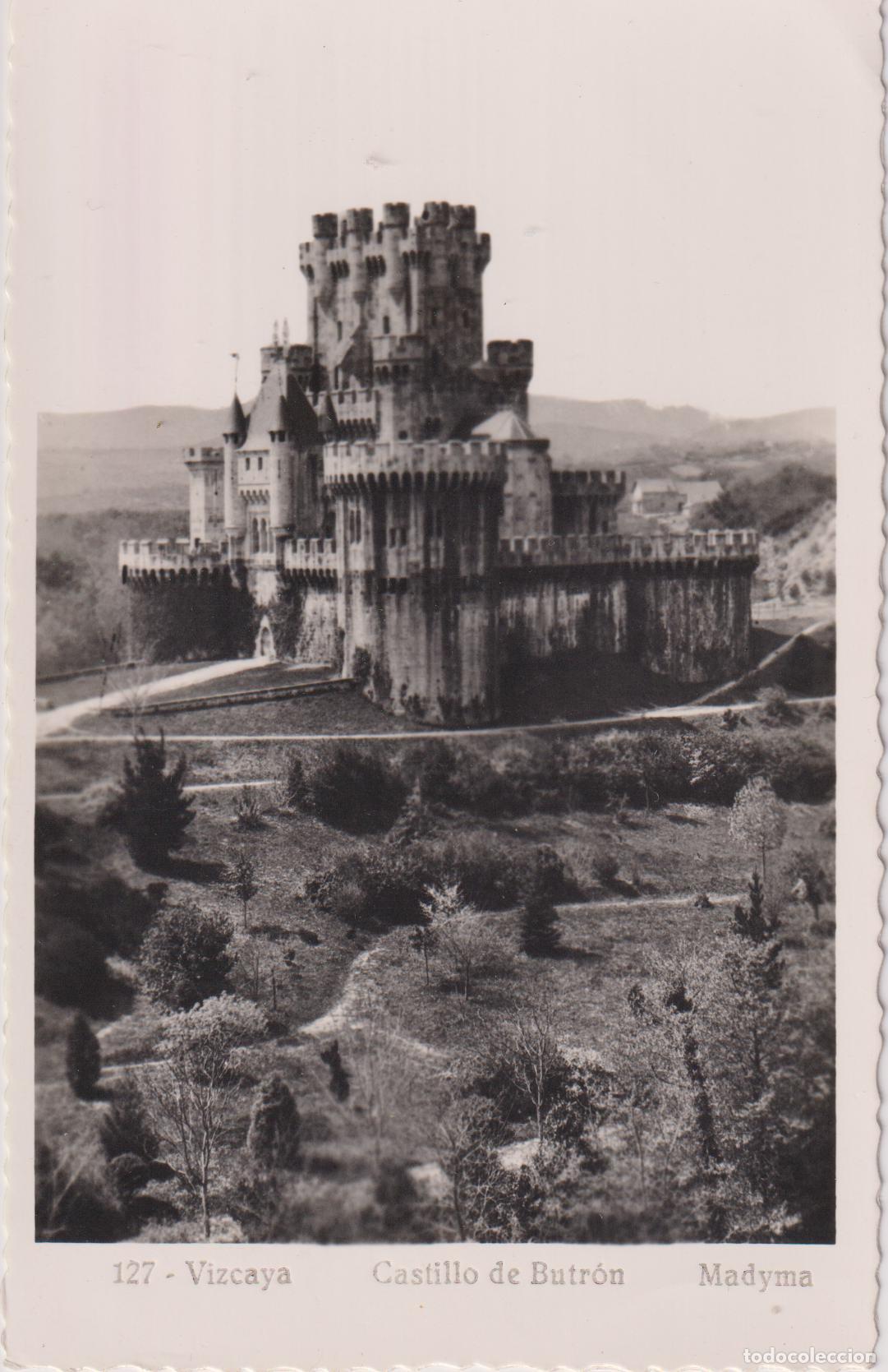 Postales: VIZCAYA, CASTILLO DE BUTR&Oacute;N - MADYMA 127 - S/C