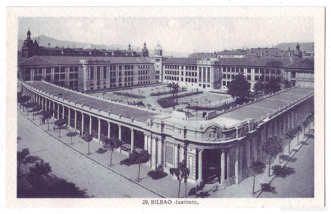 Postales: Bilbao: Instituto. L. Roisin. No circulada (A&ntilde;os 30-40)