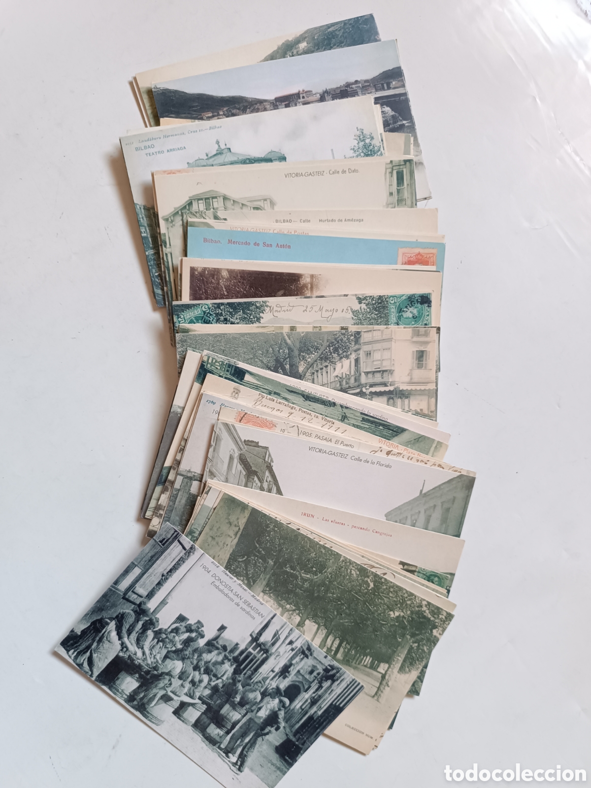 Postales: Lote de POSTALES del Pa&iacute;s Vasco editadas por diario El Mundo - Leer descripci&oacute;n, ver fotograf&iacute;as