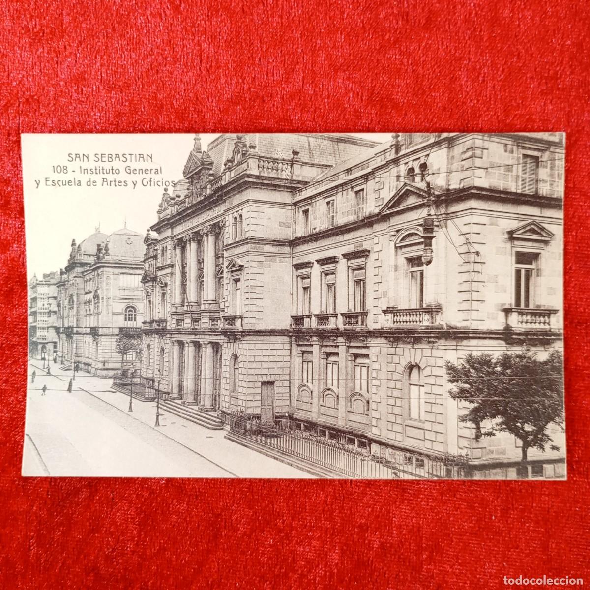 Postales: POSTAL - SAN SEBASTIAN - 108 - INSTITUTO GENERAL Y ESCUELA DE ARTES Y OFICIOS - RAR&Iacute;SIMA / 1984