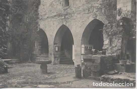 Postales: GUIPUZCOA SIN ESCRIBIR FUENTERRABIA PATIO PALACIO CARLOS V