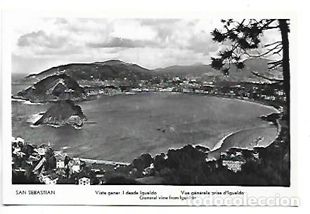Postales: VISTA GENERAL DESDE IGUELDO.- SAN SEBASTIAN