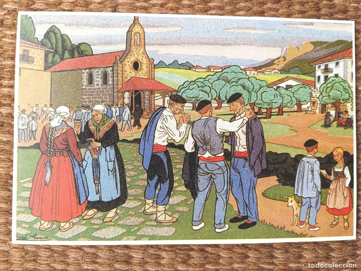 Postales: JOSE ARRUE - ESCENA TIPICA VASCA - PAIS VASCO