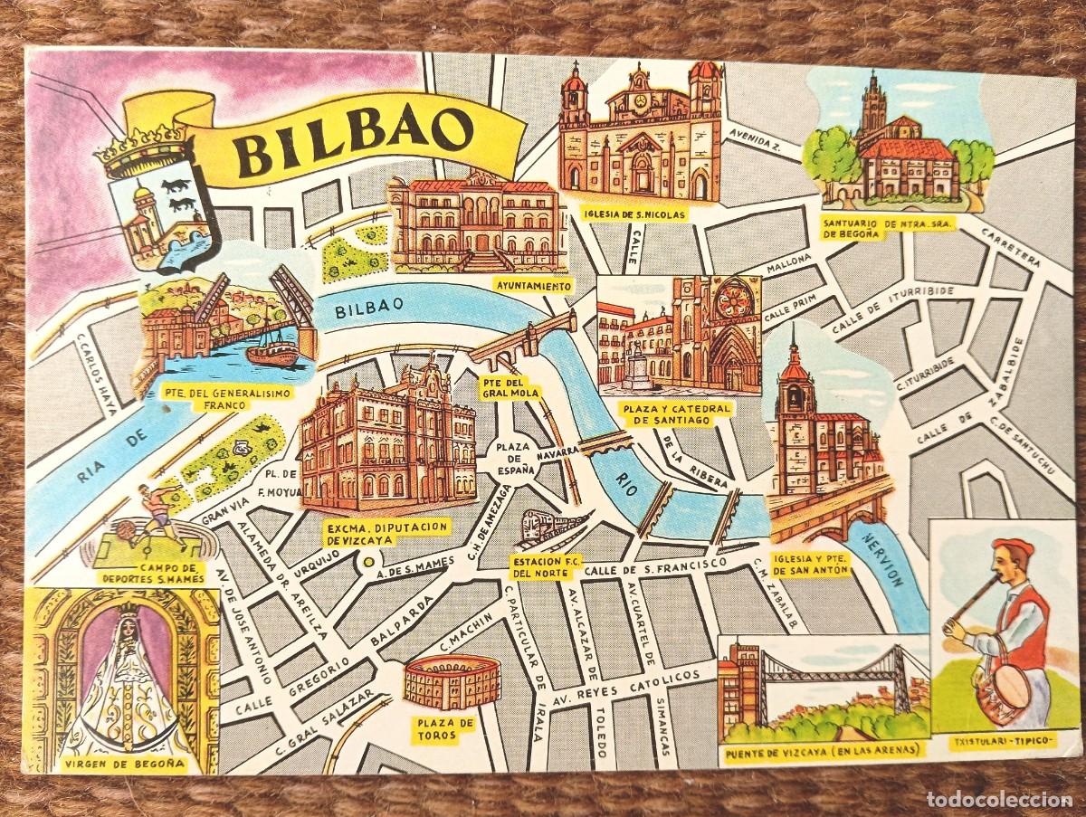 Postales: BILBAO - PLANO - MAPA - ED. FRESMO