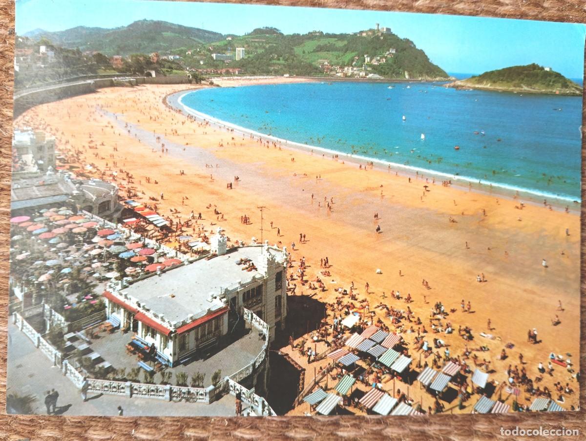 Postales: SAN SEBASTIAN - PLAYA DE LA CONCHA - ED. MANIPEL