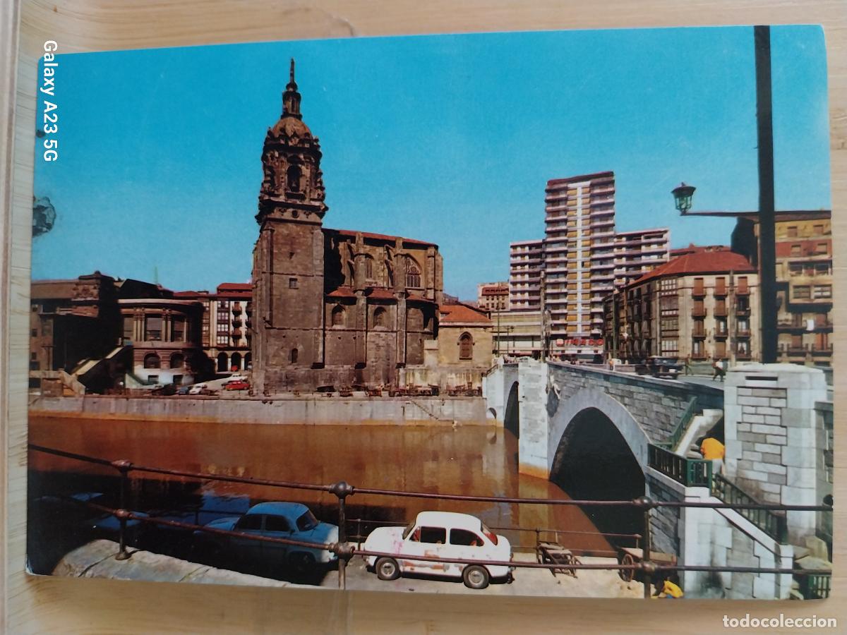 Postales: PUENTE SAN ANTON BILBAO ED SAN CAYETANO 7363 SC ORIGINAL ANIMADA COCHES CLASICOS