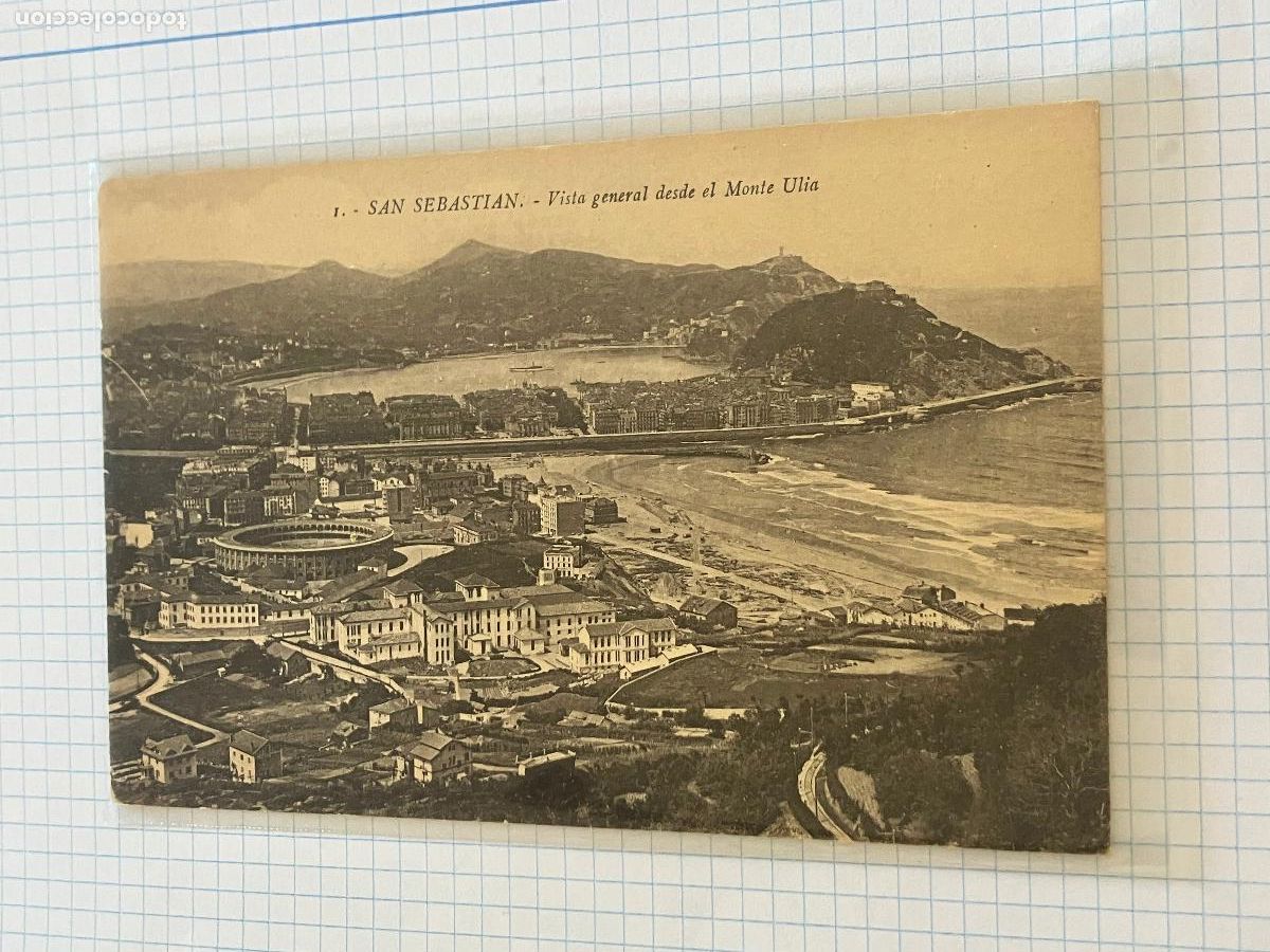 Postales: Postal San Sebasti&aacute;n - Donostia - Vista general desde el Monte Ulia - Galarza
