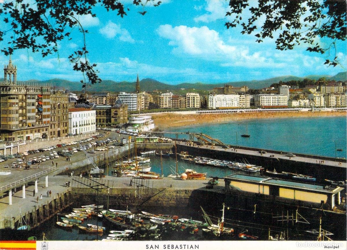 Postales: Postal de San Sebasti&aacute;n: Vistas del Puerto y la Bah&iacute;a