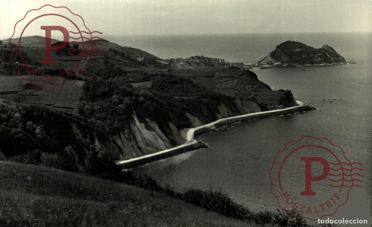 Postales: ZARAUZ. Carretera De La Costa Y Rat&oacute;n De Guetaria. GUIP&Uacute;ZCOA - PAIS VASCO. ESPA&Ntilde;A ESPAGNE SPAIN.