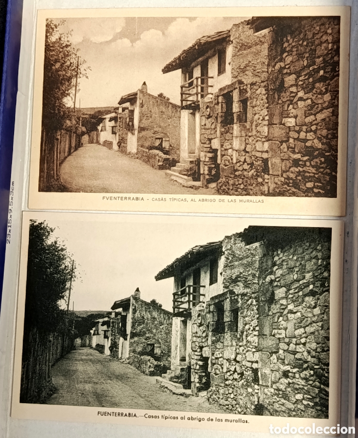 Postales: Postales antiguas(variante de escritura,mayuscula y minuscula)