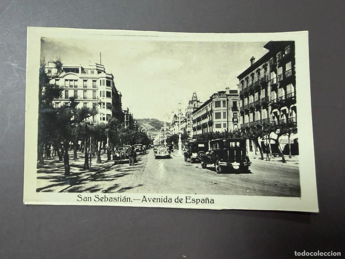 Postales: TARJETA POSTAL FOTOGR&Aacute;FICA. SAN SEBASTIAN. AVENIDA DE ESPA&Ntilde;A. MEDIDAS: 9 X 6 CM