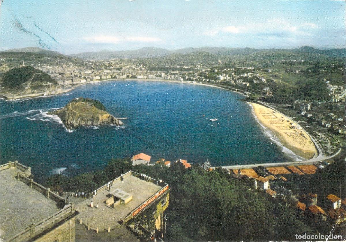Postales: Postal de San Sebasti&aacute;n, Vista Panor&aacute;mica desde el Monte Igueldo