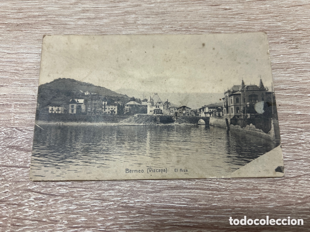Postales: POSTAL SIN CIRCULAR BERMEO EL ARZA 1908c