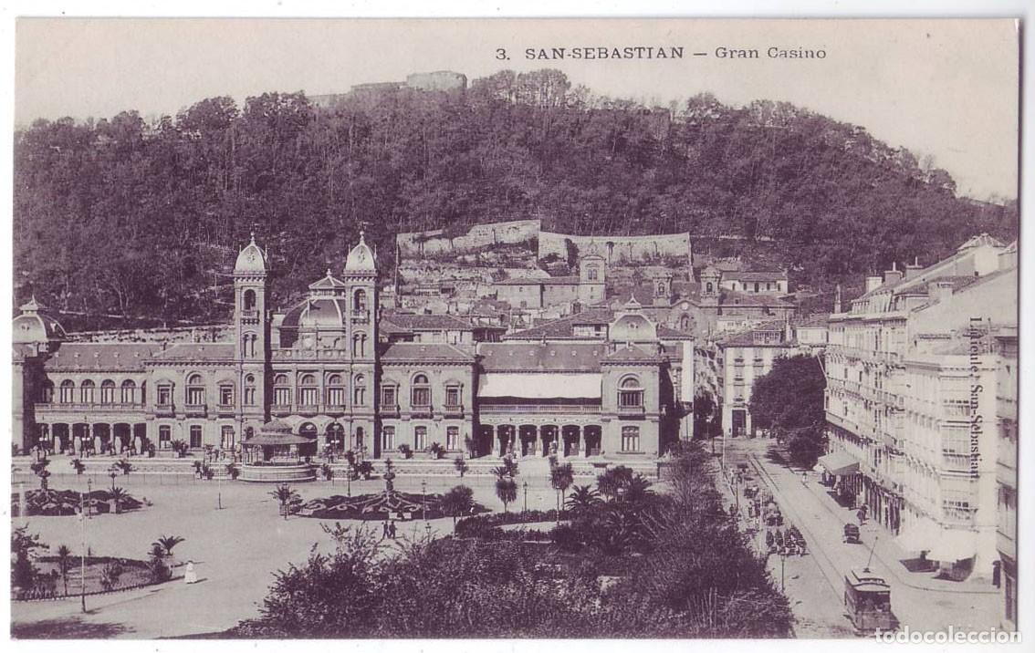Postales: San Sebasti&aacute;n: Gran Casino. Latieule. No circulada (A&ntilde;os 10)