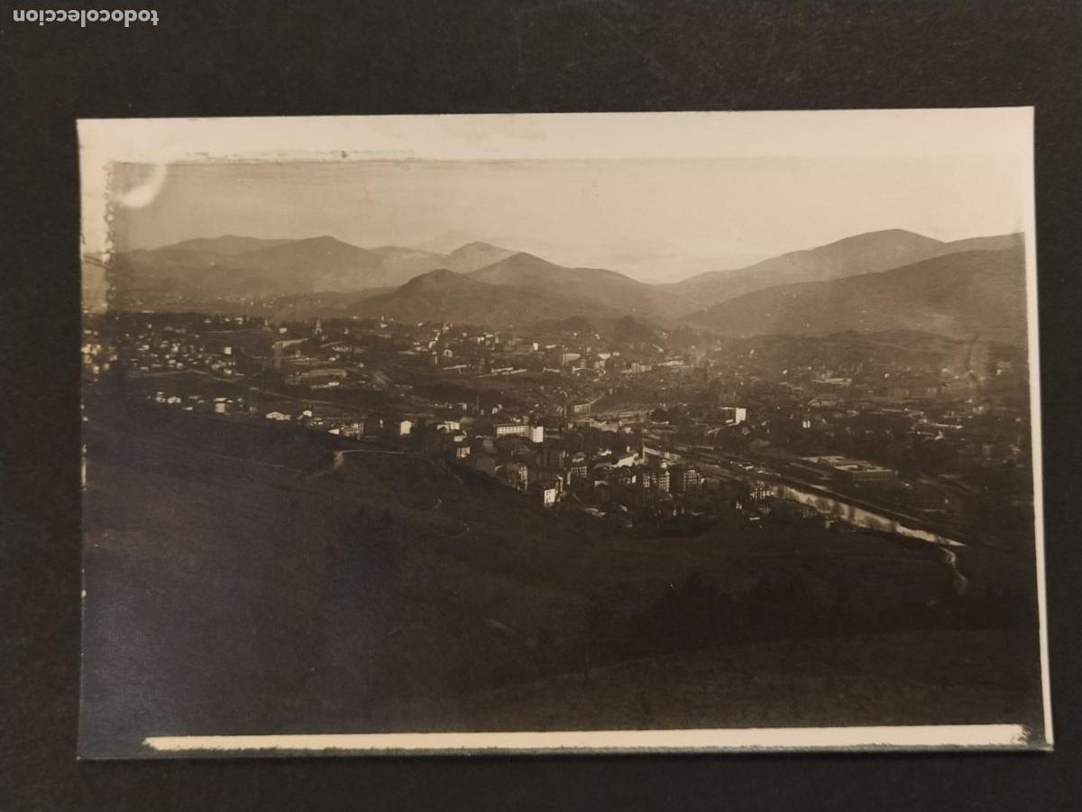 Postales: BILBAO DESDE EL MOLINO DE VIENTO DE ARCHANDA - FOTOGRAFIA TIPO POSTAL ANTIGUA -(116.660)