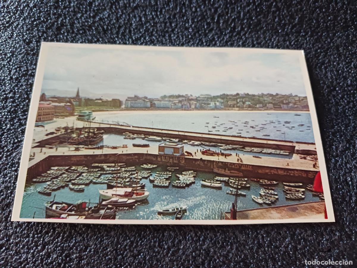 Postales: 32 san sebastian, puerto y bahia, 1960, ed. esperon